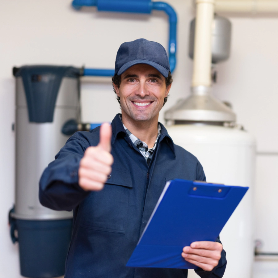 plumbing expert thumbs up